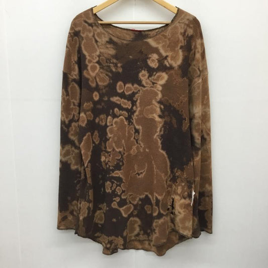 カタリスト CVTVLIST カットソー 長袖  茶 / ブラウン / X ベージュ / ベージュ /  メンズ USED 古着 中古 10139629