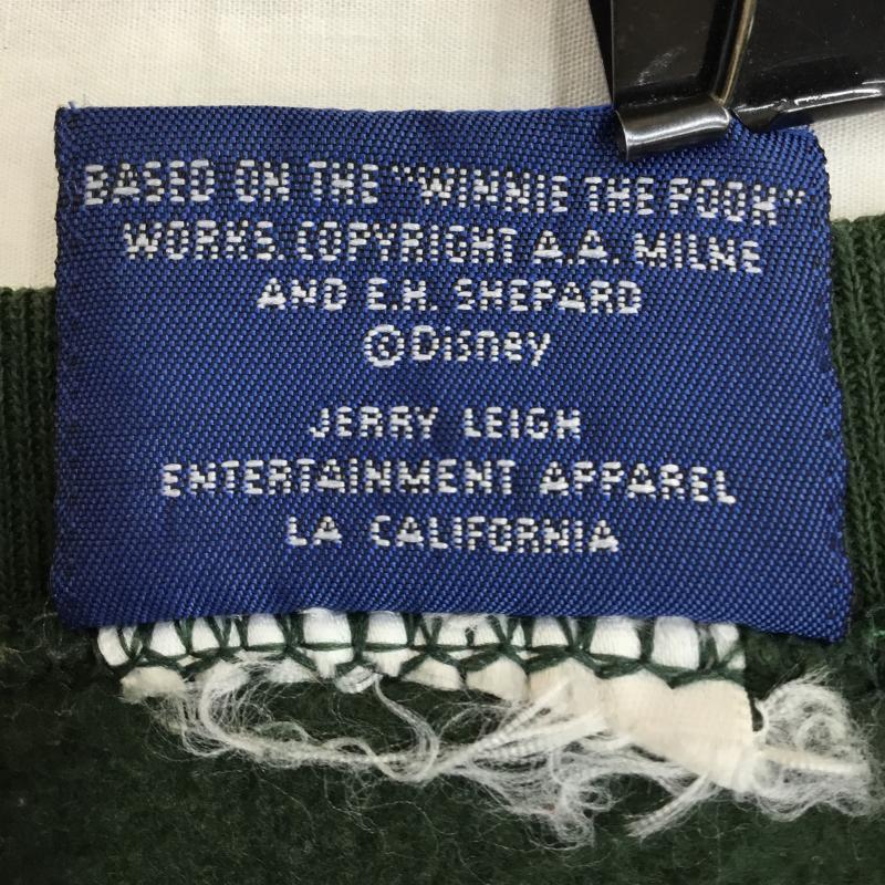 ユーズドクロージング used clothes トレーナー 長袖 Disney 90 s POOH くまのプーさん キャラクター 緑 / グリーン /  メンズ USED 古着 中古 10142521