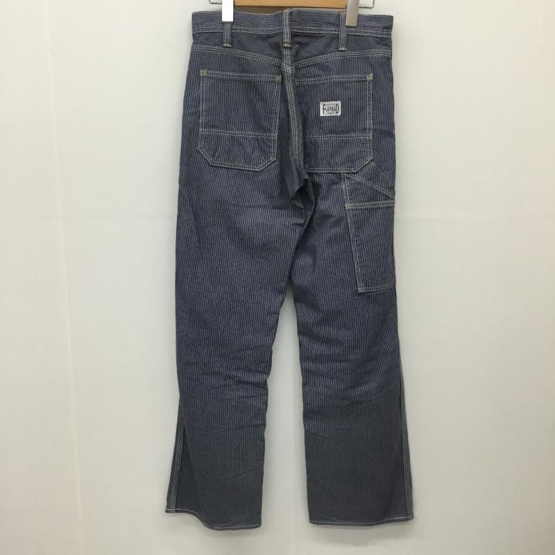 フラットヘッド The Flat Head パンツ ワークパンツ、ペインターパンツ 29インチ ストライプ 青 / ブルー /  メンズ USED 古着 中古 10133591