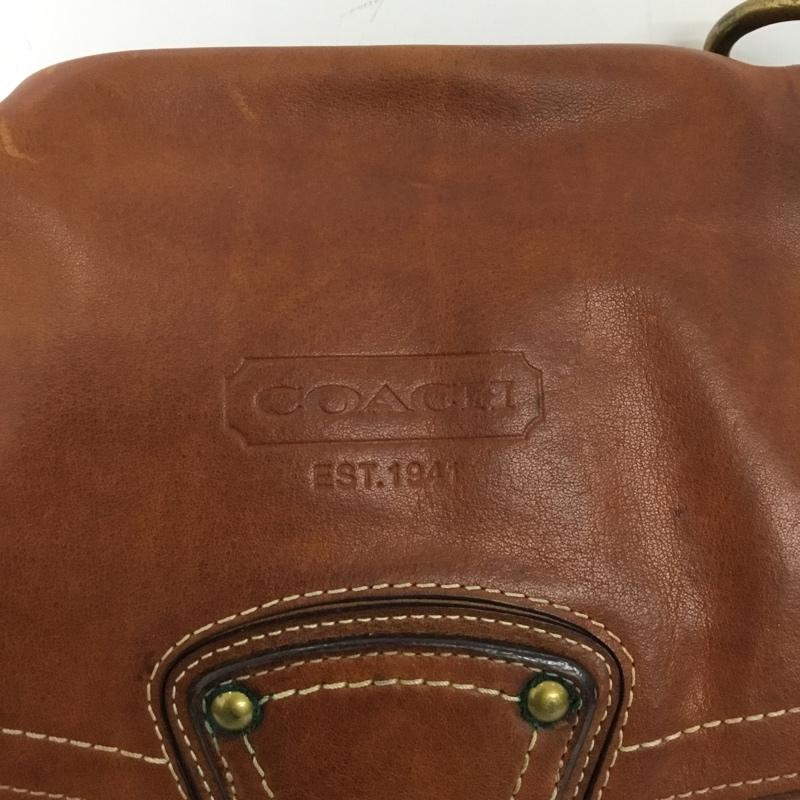 コーチ COACH トートバッグ トートバッグ K0669 10327 ワンショルダー レザー ロゴ、文字 茶 / ブラウン /  レディース USED 古着 中古 10129104