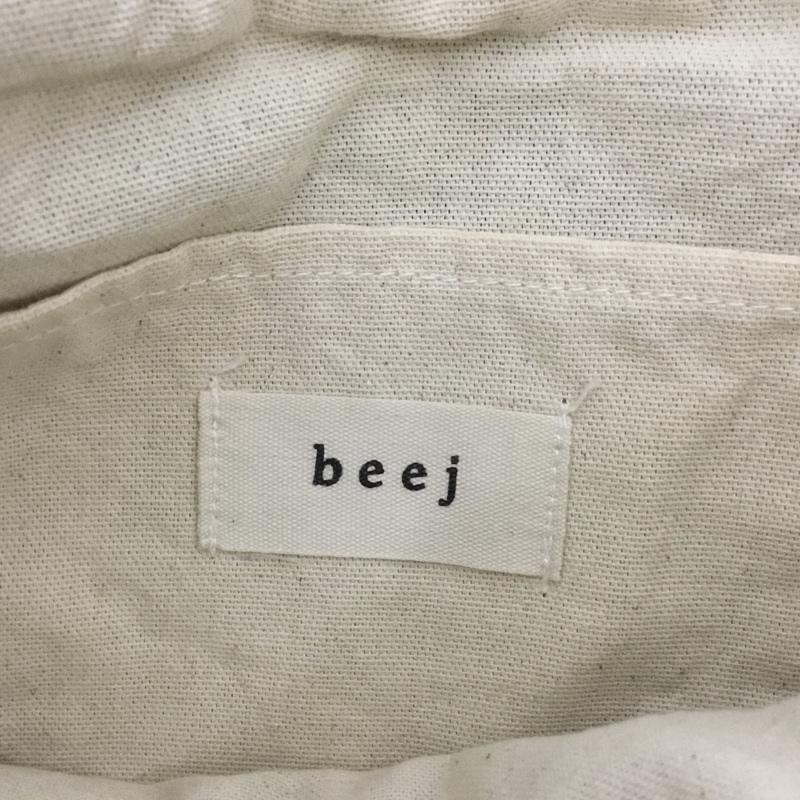 ビージ beej トートバッグ トートバッグ 総柄 黒 / ブラック / X ベージュ / ベージュ /  レディース USED 古着 中古 10142192