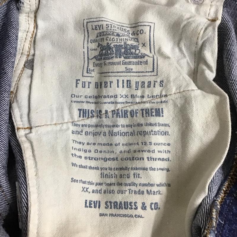 リーバイス Levi s パンツ デニム、ジーンズ 501 BIG-E 90年代 USA製 W34 L36 34インチ 無地 青 / ブルー /  メンズ USED 古着 中古 10107826