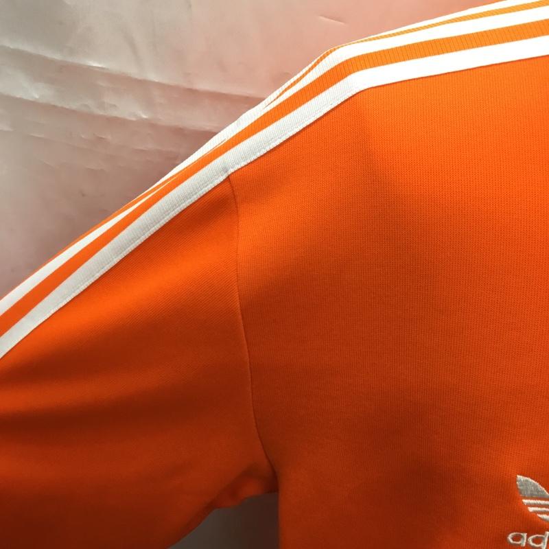 アディダス adidas ジャケット、上着 ジャケット、ブレザー 705766 オランダ代表 トラックジャケット ジップアップジャケット ジャージ ロゴ、文字 橙 / オレンジ /  メンズ USED 古着 中古 10108810