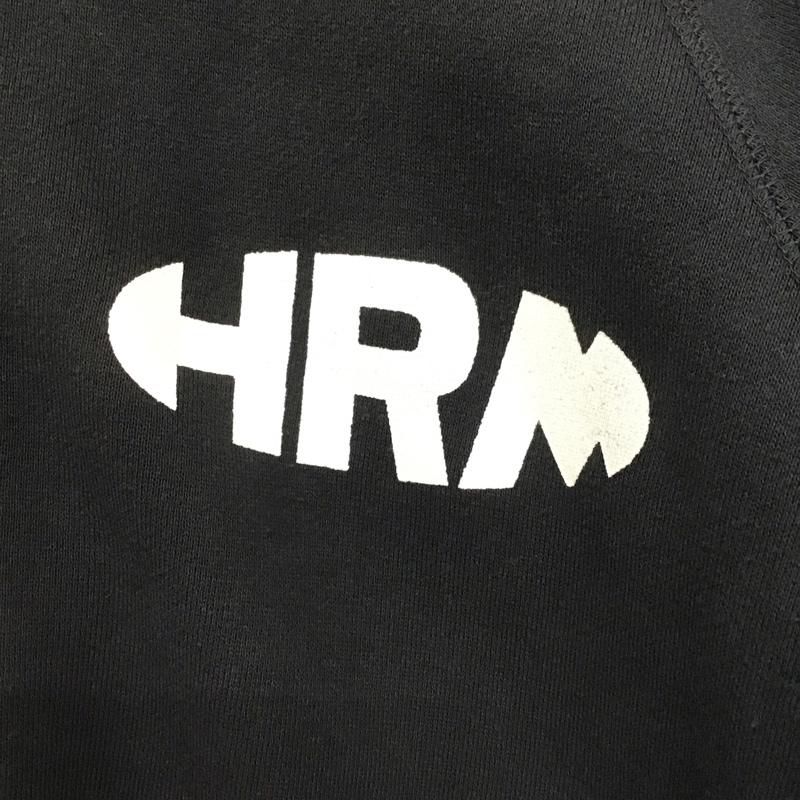 ハリウッドランチマーケット H.R MARKET パーカー 長袖 ジップアップパーカー 長袖パーカー カジュアルジャケット XS ロゴ、文字 黒 / ブラック /  メンズ USED 古着 中古 10141480