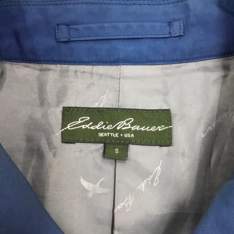 エディーバウアー Eddie Bauer ジャケット、上着 ジャケット、ブレザー ロングジャケット カラージャケット アウター S 無地 青 / ブルー /  メンズ USED 古着 中古 10118633