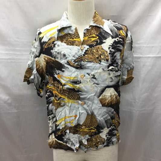 パールダイバー PEARL DIVER シャツ、ブラウス 半袖 半袖シャツ カラーシャツ 半袖カットソー プリントシャツ M プリント マルチカラー / マルチカラー /  メンズ USED 古着 中古 10116665