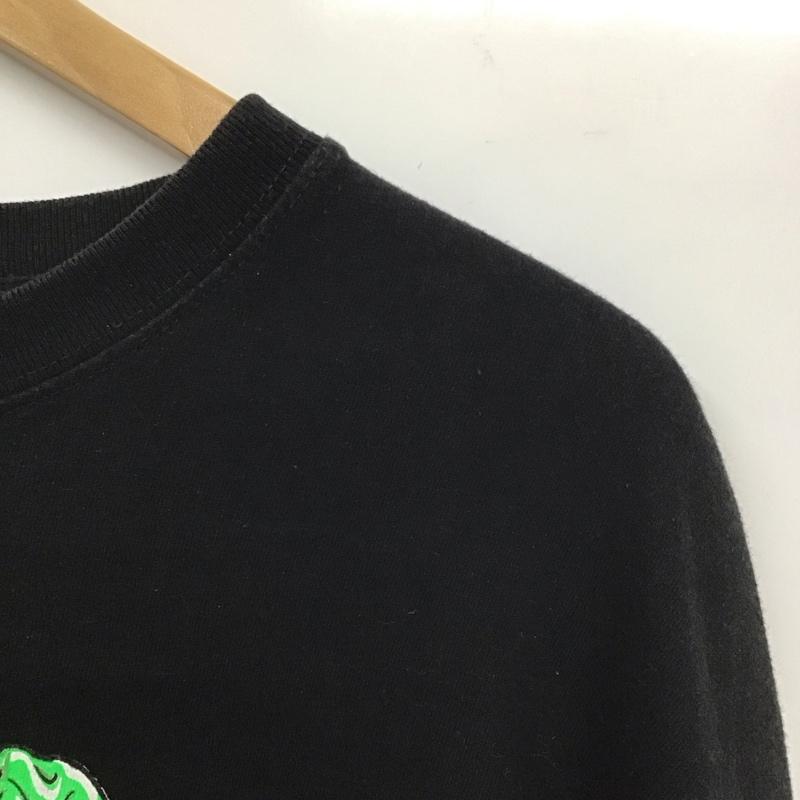 ヘッドグーニー HEADGOONIE カットソー 長袖 長袖カットソー プリントカットソー クルーネック L プリント 黒 / ブラック /  メンズ USED 古着 中古 10129287