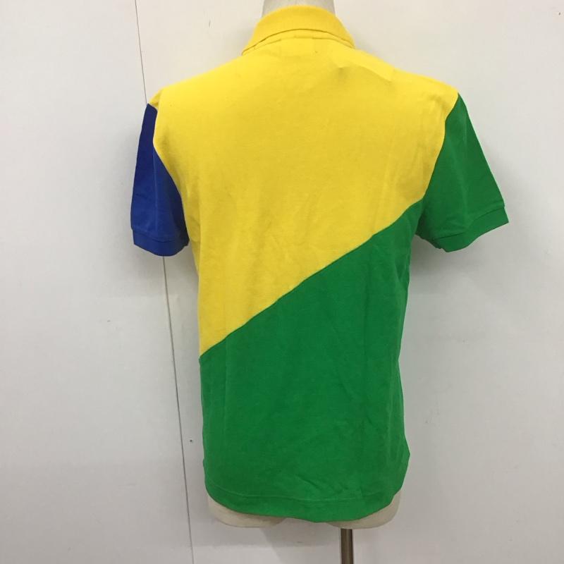 ラコステ LACOSTE ポロシャツ 半袖 3 無地 青 / ブルー / X 黄 / イエロー / X 緑 / グリーン /  メンズ USED 古着 中古 10111219
