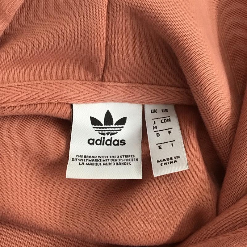 アディダス adidas パーカー 長袖 CD6931 M ロゴ、文字 X プリント 桃 / ピンク /  レディース USED 古着 中古 10124820