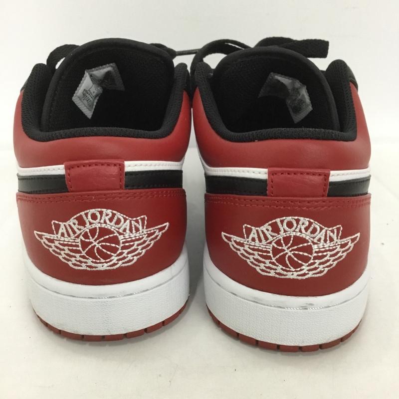ナイキ NIKE スニーカー スニーカー 553558-612 AIR JORDAN 1 LOW 27.5cm 箱有 27.5cm ロゴ、文字 白 / ホワイト / X 黒 / ブラック / X 赤 / レッド /  メンズ USED 古着 中古 10128887