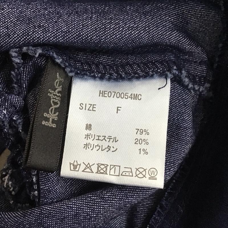 ヘザー Heather ベスト ベスト he070054mc ビスチェ ベスト ノースリーブカットソー FREE 無地 インディゴ / インディゴ /  レディース USED 古着 中古 10109561