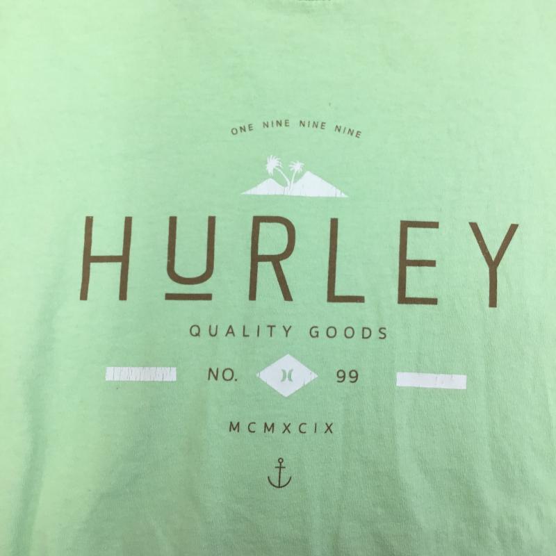 ハーレー Hurley Tシャツ 半袖 XL ロゴ、文字 黄緑 / イエローグリーン /  メンズ USED 古着 中古 10130852