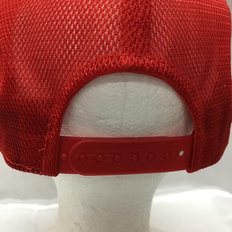 アベイシングエイプ A BATHING APE 帽子 キャップ NERD メッシュキャップ FREE ロゴ、文字 赤 / レッド /  メンズ USED 古着 中古 10109192