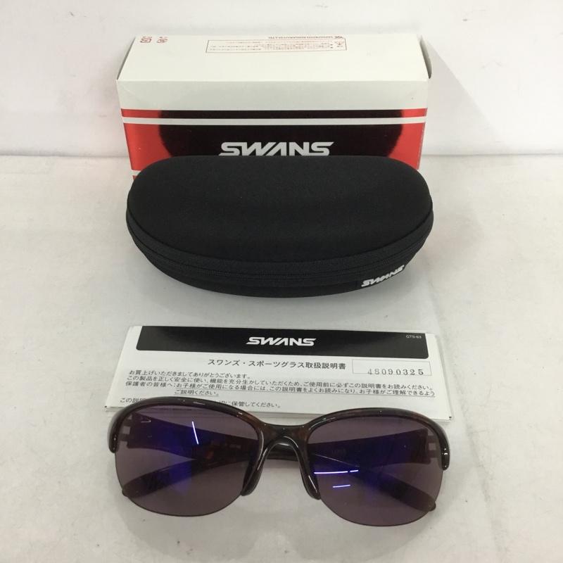 スワンズ Swans めがね・サングラス サングラス LN-0170 LUNA ULTRA LENS for DRIVINGモデル スポーツサングラス 箱有 ロゴ、文字 えんじ / ワインレッド /  メンズ USED 古着 中古 10141101