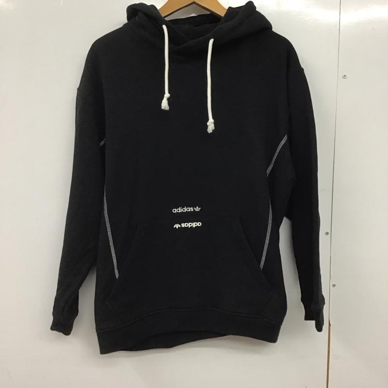 アディダス adidas パーカー 長袖 GD9307 L プリント 黒 / ブラック /  メンズ USED 古着 中古 10146788