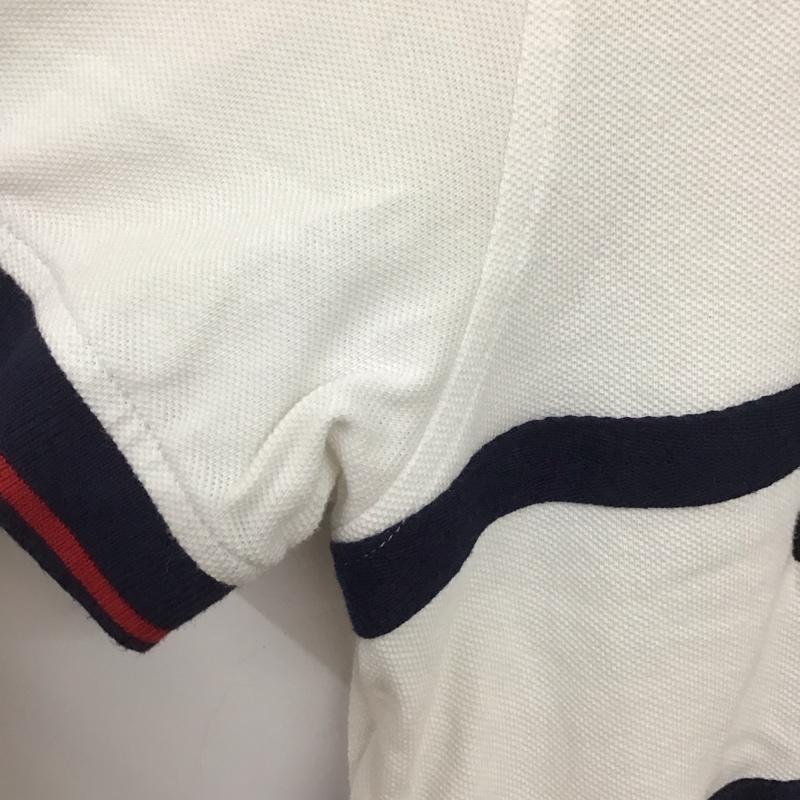 トミーヒルフィガー TOMMY HILFIGER ポロシャツ 半袖 半袖ポロシャツ 半袖カットソー カラーシャツ M ロゴ、文字 白 / ホワイト / X 赤 / レッド / X 紺 / ネイビー /  メンズ USED 古着 中古 10132365