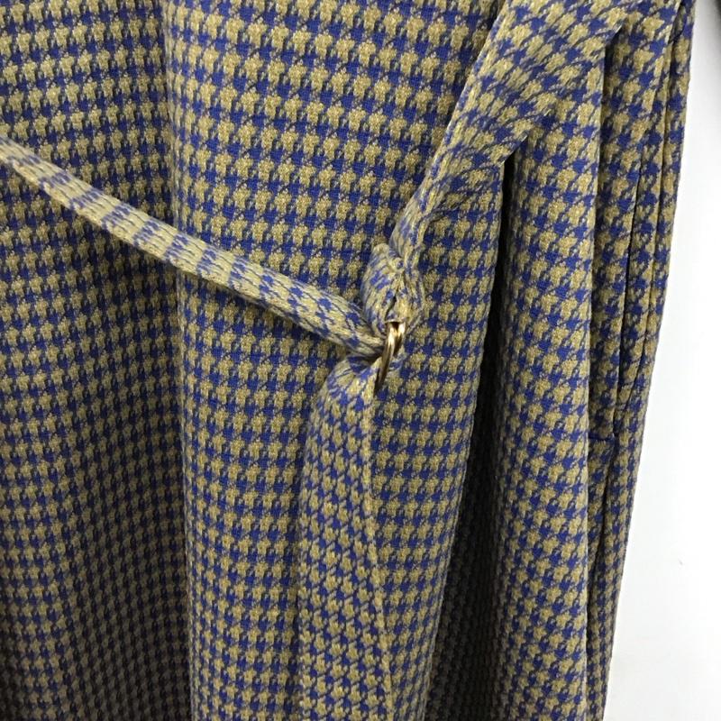 グローブ grove ワンピース ロングスカート S チェック マルチカラー / マルチカラー /  レディース USED 古着 中古 10120144