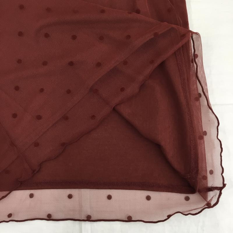 オリーブデオリーブ OLIVE des OLIVE カットソー 長袖 M ドット 赤 / レッド /  レディース USED 古着 中古 10140457