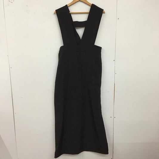 アビトーキョー ABITOKYO ワンピース ロングスカート L 無地 黒 / ブラック /  レディース USED 古着 中古 10128928