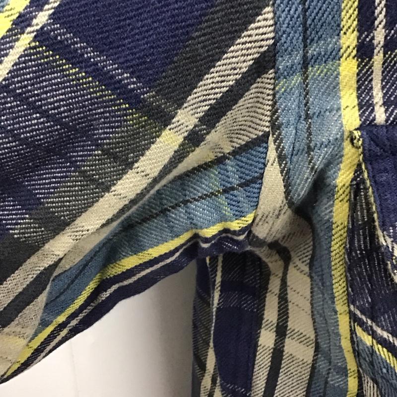 アヴィレックス AVIREX シャツ、ブラウス 長袖 6175151 ネルシャツ XL チェック マルチカラー / マルチカラー /  メンズ USED 古着 中古 10115604