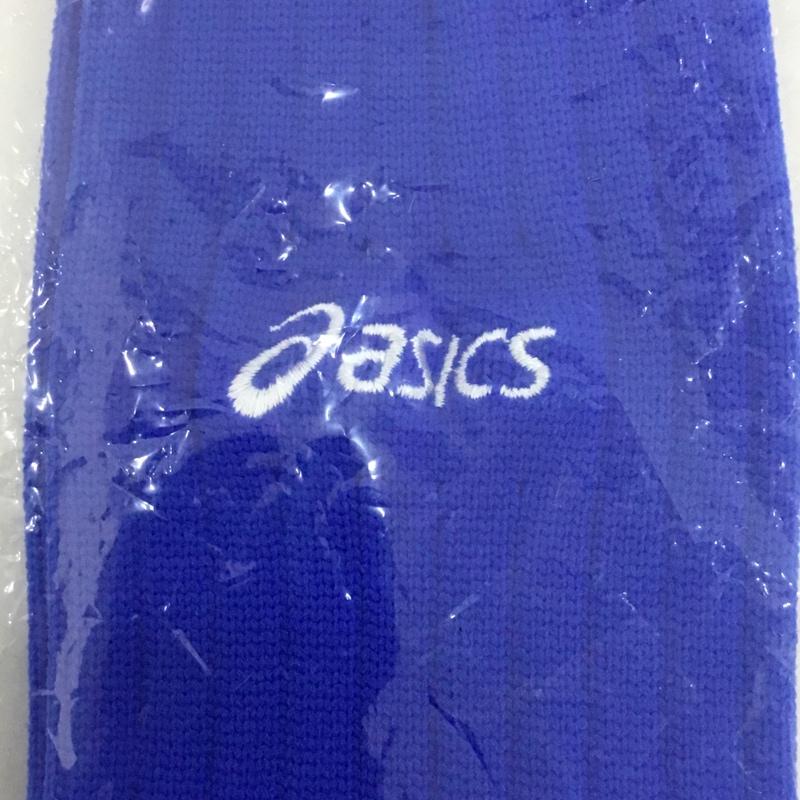 アシックス ASICS ファッション小物 ファッション小物 XSS028 ストッキング ジュニア サッカー 22cm ロゴ、文字 青 / ブルー /  ボーイズ USED 古着 中古 10132164