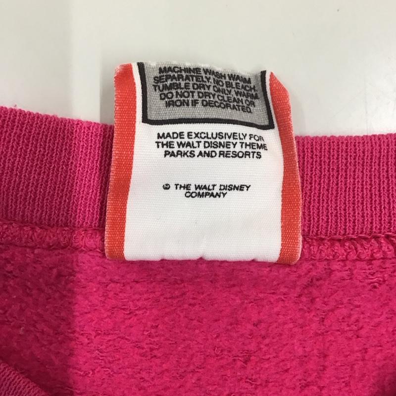 古着 USED トレーナー 長袖 長袖トレーナー スウェット クルーネック リブスウェットカットソー L プリント マゼンタ / マゼンタ /  メンズ USED 古着 中古 10113591