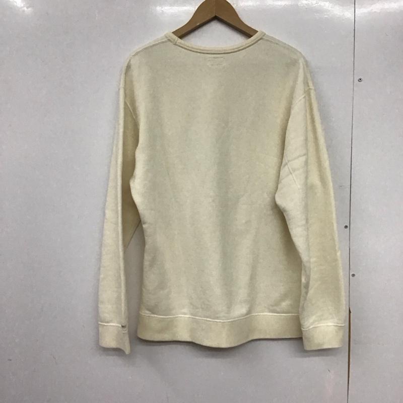 フラットヘッド The Flat Head トレーナー 長袖 L 無地 白 / ホワイト /  メンズ USED 古着 中古 10145759