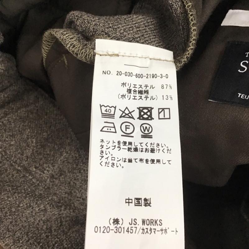 ジャーナルスタンダード JOURNAL STANDARD パンツ スラックス 20-030-600-2190-3-0 ボトム カジュアルパンツ ワイドパンツ スラックス L 無地 茶 / ブラウン /  メンズ USED 古着 中古 10112727