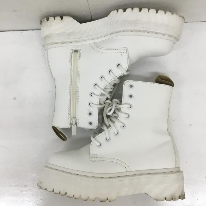 ドクターマーチン Dr.Martens ブーツ ショートブーツ V JADON 2 MONO 27335113 US：7 無地 白 / ホワイト /  レディース USED 古着 中古 10133781