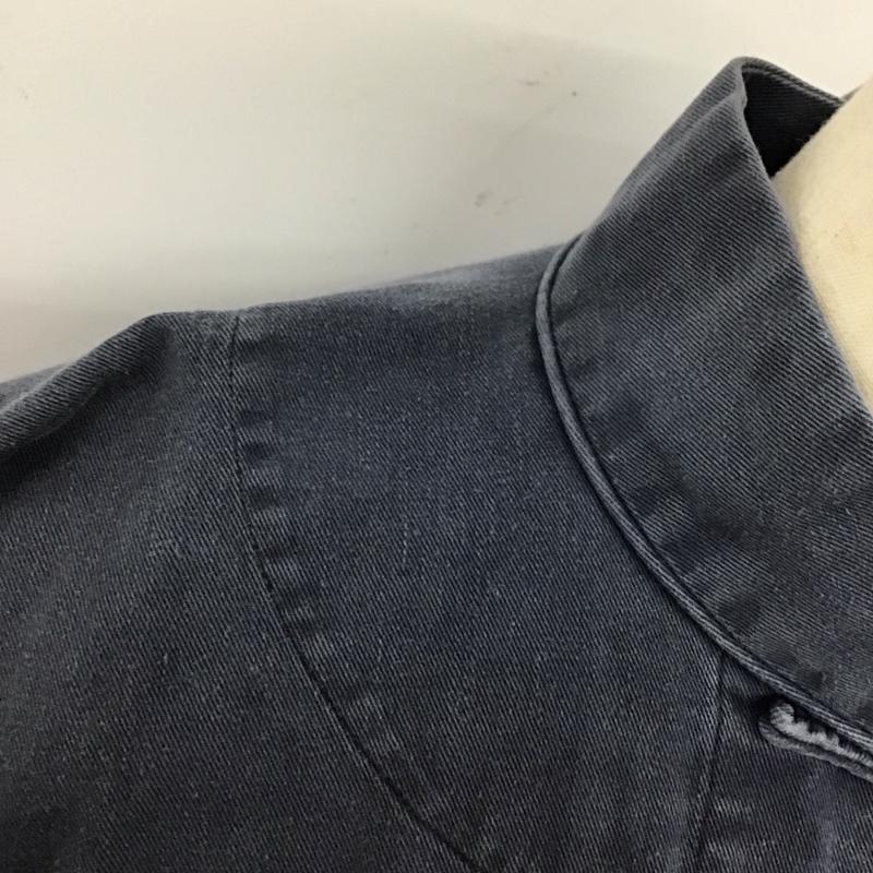 古着 USED ジャケット、上着 ジャケット、ブレザー チャイナ服 カジュアルジャケット 長袖ジャケット ロングジャケット XL 無地 紺 / ネイビー /  メンズ USED 古着 中古 10116661