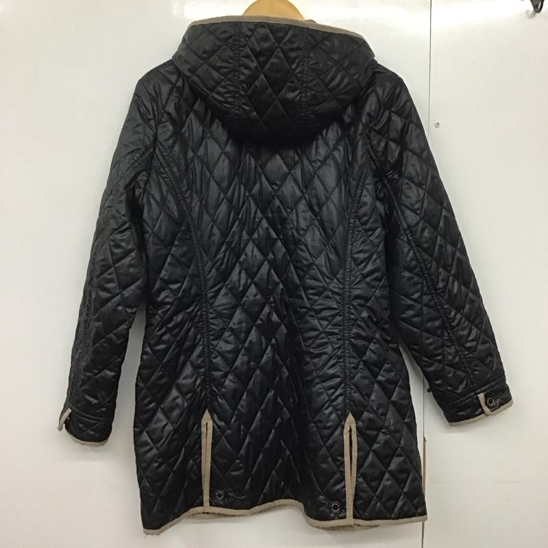 クロコダイル CROCODILE コート コート一般 キルティング L 無地 黒 / ブラック /  レディース USED 古着 中古 10143735