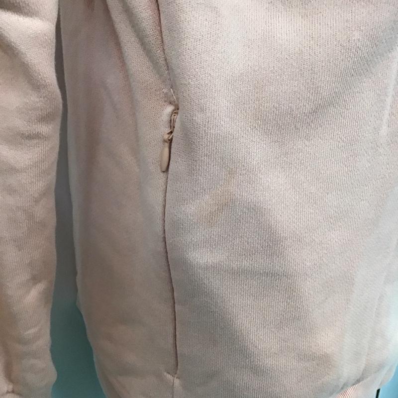 アディダス adidas パーカー 長袖 M プリント 桃 / ピンク /  メンズ USED 古着 中古 10121265