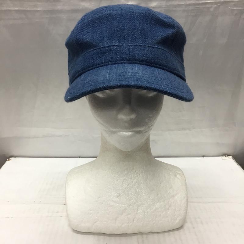 ニューエラ NEW ERA 帽子 キャップ ワークキャップ 61.5cm ワンポイント 青 / ブルー /  メンズ USED 古着 中古 10114735
