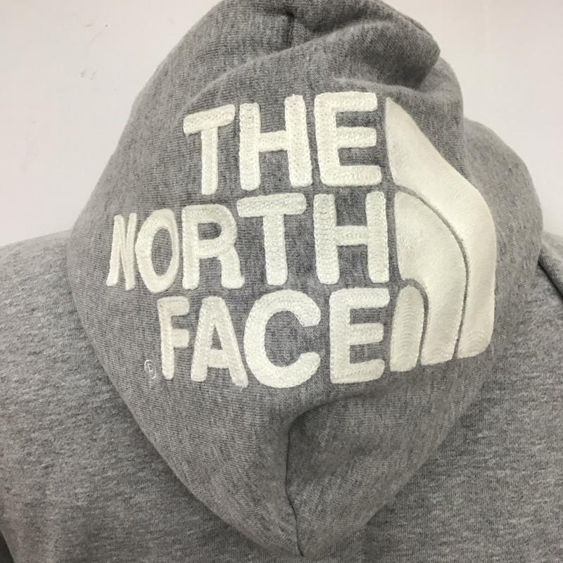 ザノースフェイス THE NORTH FACE パーカー 長袖 nt11530 リアビュージップパーカー 長袖パーカー スウェット M ロゴ、文字 灰 / グレー /  メンズ USED 古着 中古 10109565