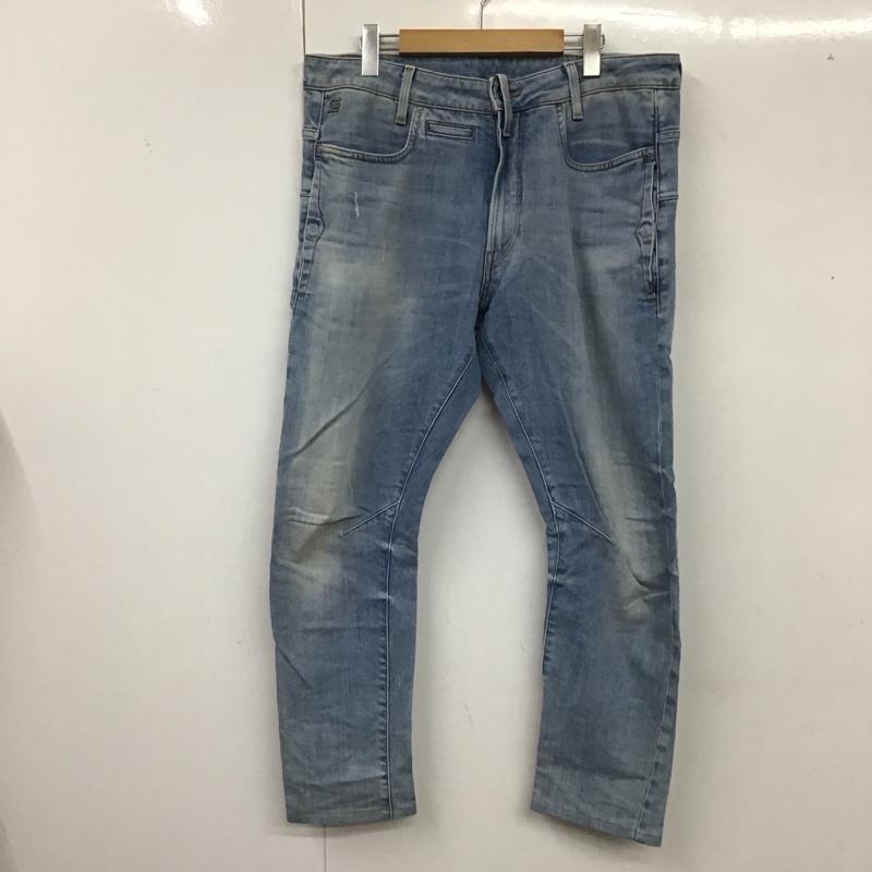 ジースターロゥ G-STAR RAW パンツ デニム、ジーンズ デニムパンツ スリムパンツ ジーンズ ストレッチパンツ 34 無地 インディゴ / インディゴ /  メンズ USED 古着 中古 10119452