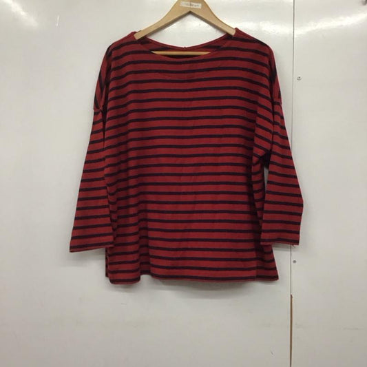 スタディオクリップ studio CLIP Tシャツ 七分袖 ボーダー LL ボーダー柄 マルチカラー / マルチカラー /  レディース USED 古着 中古 10141773