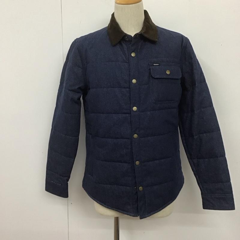 ブリクストン BRIXTON ジャケット、上着 ジャケット、ブレザー デニムジャケット カラージャケット 長袖ジャケット ブルゾン S 無地 インディゴ / インディゴ /  メンズ USED 古着 中古 10108662
