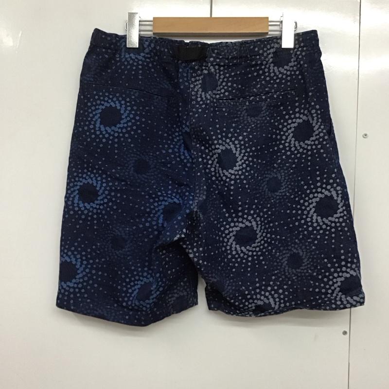 ゴースローキャラバン go slow caravan パンツ ショートパンツ ハーフパンツ デニムパンツ カジュアルパンツ ショートパンツ 3 プリント インディゴ / インディゴ /  メンズ USED 古着 中古 10144178
