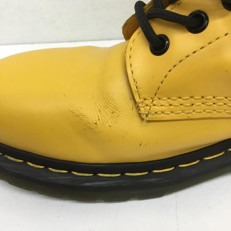 ドクターマーチン Dr.Martens 革靴 革靴 1460 8EYE BOOT YELLOW 24614700 US：9 無地 黄 / イエロー /  メンズ USED 古着 中古 10110126