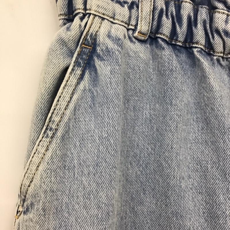 ザラ ZARA パンツ デニム、ジーンズ 38 無地 水色 / ライトブルー /  レディース USED 古着 中古 10130398