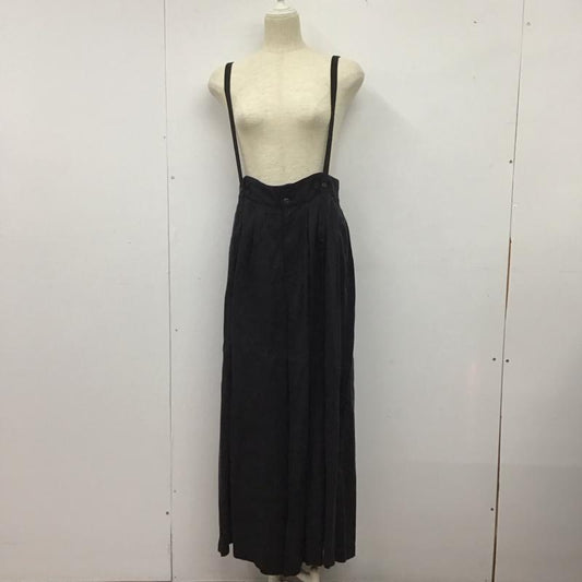 ニコアンド niko and... ボトムス ボトムス NKM43524SM リヨセルデニムボリュームパンツ L 無地 黒 / ブラック /  レディース USED 古着 中古 10147168
