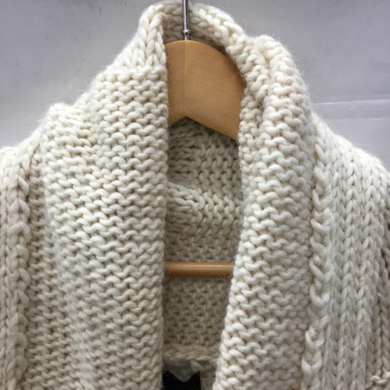 ディーゼル DIESEL カーディガン 長袖 長袖ニットカーディガン 前開きニット アウター S 無地 アイボリー / アイボリー /  メンズ USED 古着 中古 10115215