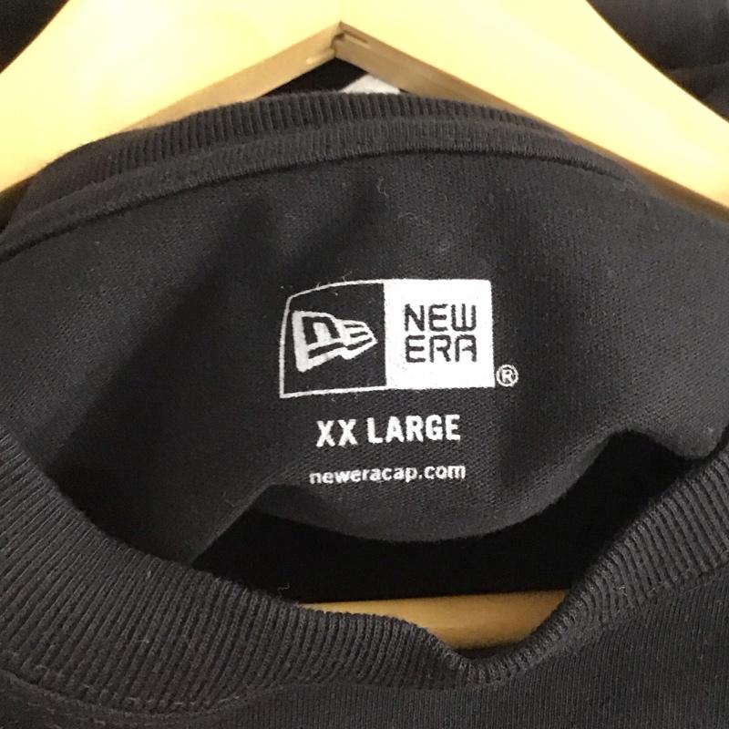 ニューエラ NEW ERA Tシャツ 半袖 Keith Haring XXL プリント X ロゴ、文字 黒 / ブラック /  メンズ USED 古着 中古 10129936