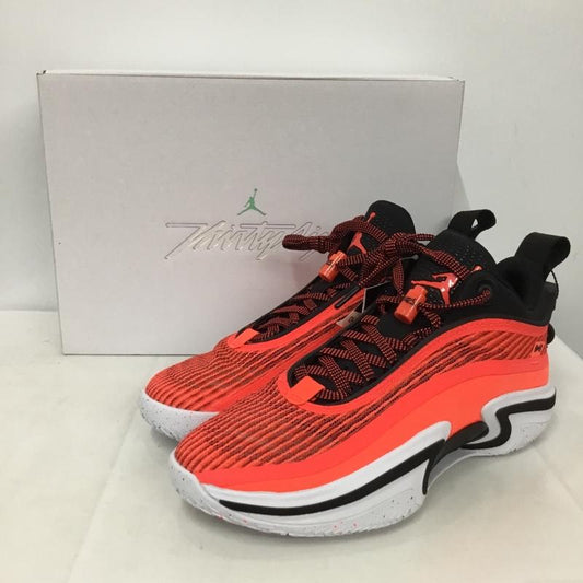 ナイキ NIKE スニーカー スニーカー DH0832-660 AIR JORDAN 36 LOW PF 27.5cm 箱有 27.5cm ワンポイント 黒 / ブラック / X 白 / ホワイト / X 赤 / レッド /  メンズ USED 古着 中古 10136360