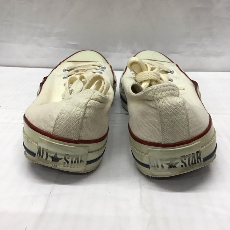 コンバース CONVERSE スニーカー スニーカー M9165 ALL STAR OX 25cm 25.0cm ロゴ、文字 アイボリー / アイボリー /  レディース USED 古着 中古 10118783