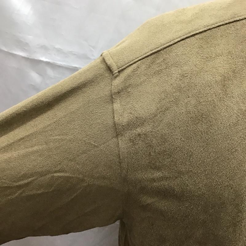 アデイインザライフ ユナイテッドアローズ A day in the life UNITED ARROWS シャツ、ブラウス 長袖 長袖シャツ カラーシャツ ポケットシャツ 長袖カットソー L 無地 茶 / ブラウン /  メンズ USED 古着 中古 10114395