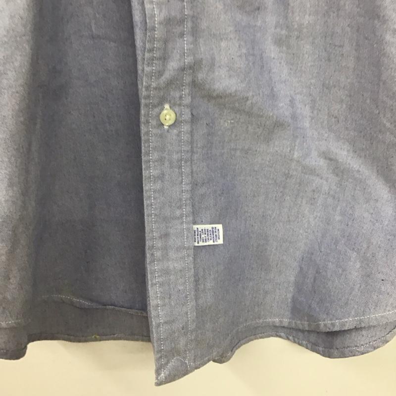 ラルフローレン RALPHLAUREN シャツ、ブラウス 半袖 半袖シャツ ボタンダウンシャツ カラーシャツ ロゴ、文字 水色 / ライトブルー /  メンズ USED 古着 中古 10133074