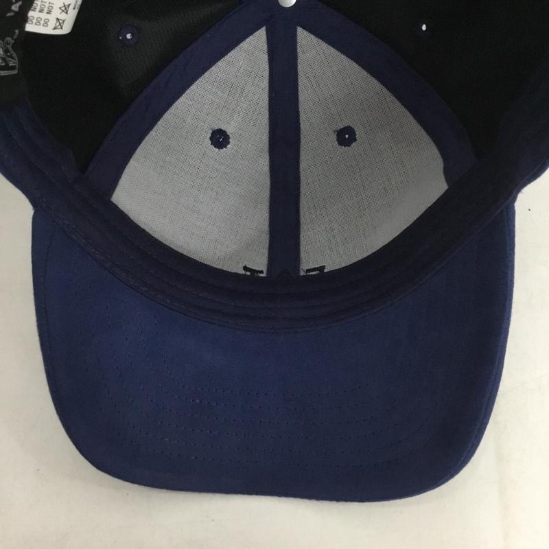 エフエイティー FAT 帽子 キャップ F32110-CP02-AB SHEEN ロゴ、文字 紺 / ネイビー /  メンズ USED 古着 中古 10137147