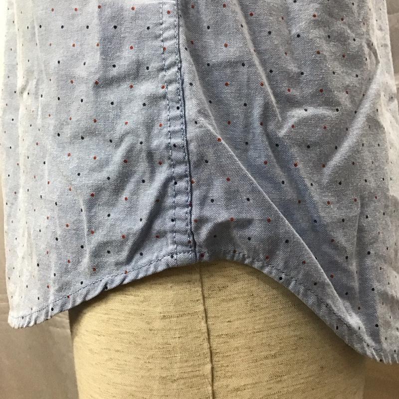 グローバルワーク GLOBAL WORK シャツ、ブラウス 長袖 長袖シャツ カラーシャツ ポケットシャツ 長袖カットソー ドットシャツ M ドット インディゴ / インディゴ /  メンズ USED 古着 中古 10116870