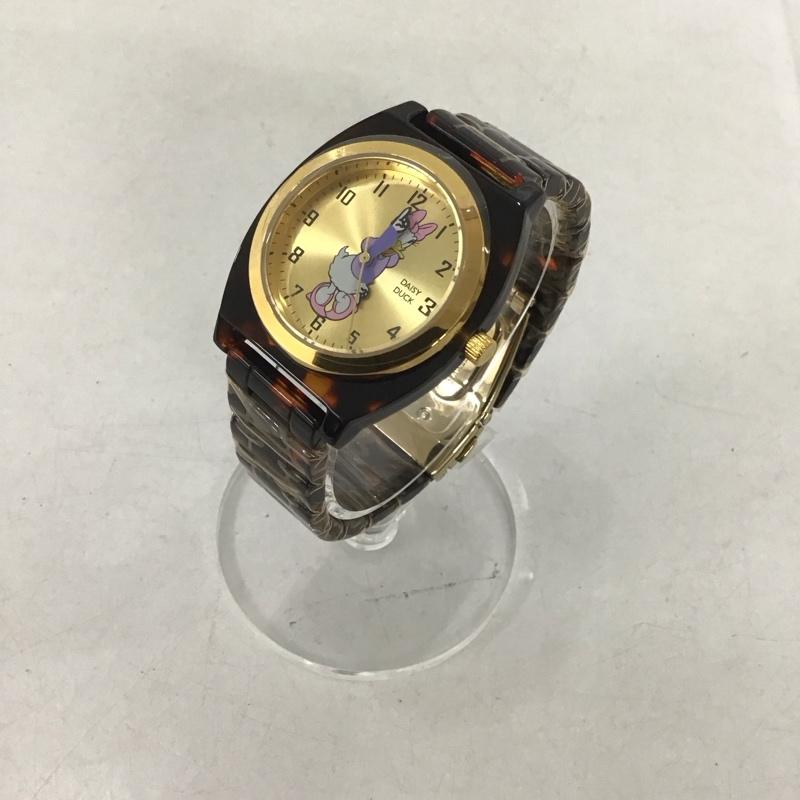 ディズニー Disney 腕時計 アナログ（クォーツ式） TOR-DSY-06 べっこう デイジー ミッキーマウス キャラクター マルチカラー / マルチカラー /  レディース USED 古着 中古 10145193